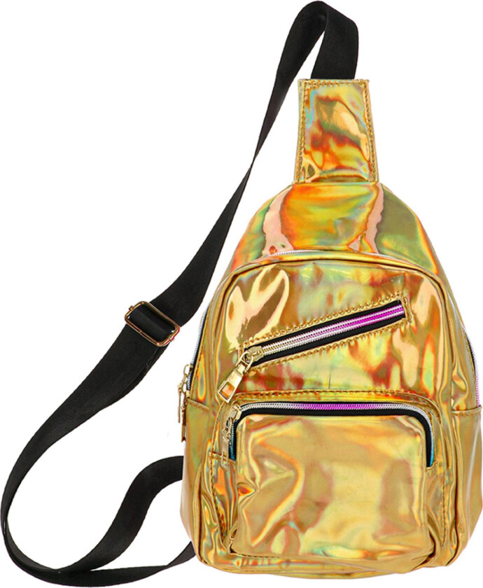 Crossbody-veske Holografisk Gull