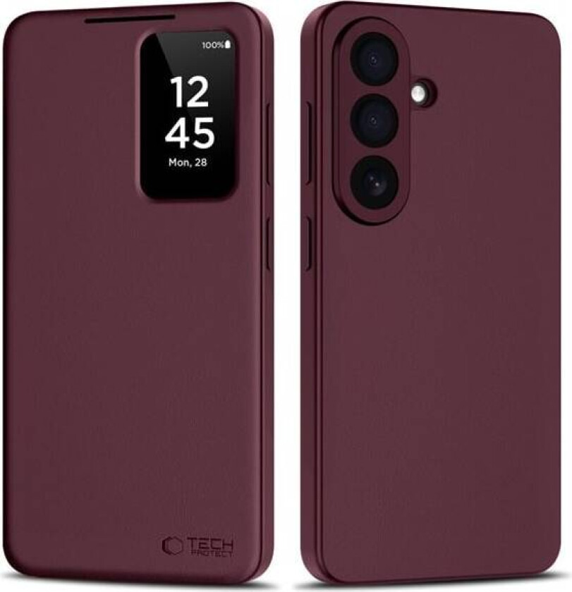 Smart lommebokveske for Samsung Galaxy A57 5G - Burgundy