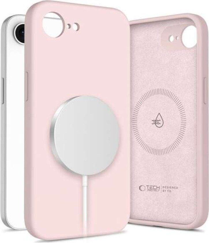 MagSafe-etui i silikon for iPhone 16e / 17e - Rosa