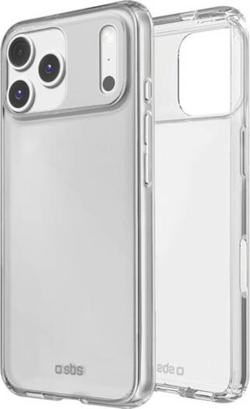 Skinny deksel for iPhone 17 Pro Max - gjennomsiktig
