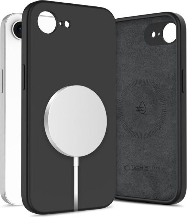 MagSafe-etui i silikon for iPhone 16e / 17e - svart