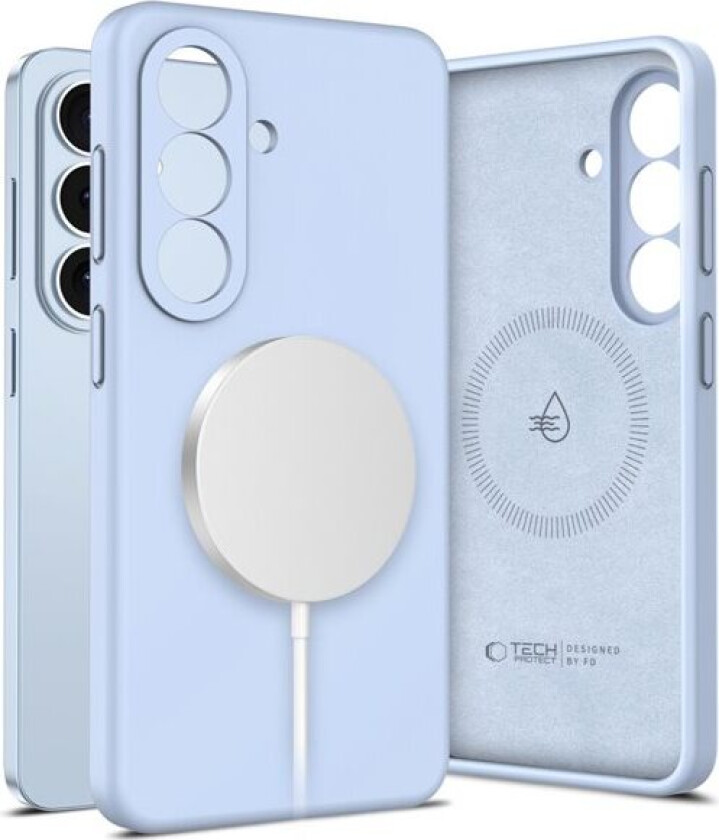 MagSafe-etui i silikon for Samsung Galaxy S26 - Blå