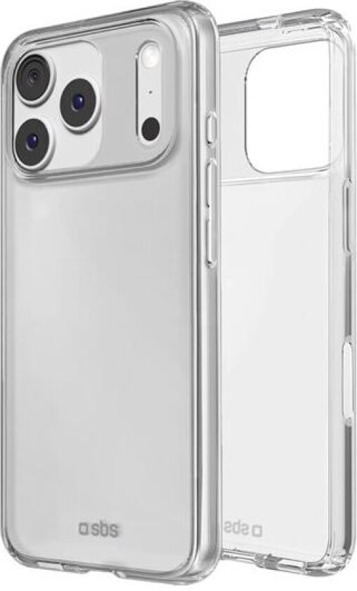 Skinny deksel for iPhone 17 Pro - gjennomsiktig