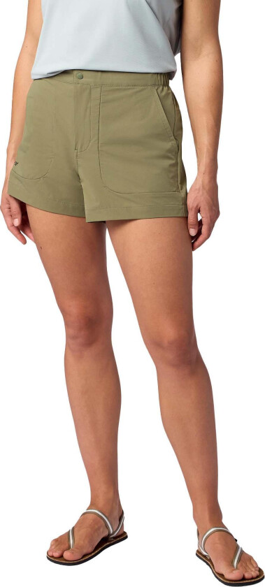 Women's Airexchange Upf 40 Short 4" Olive Grove