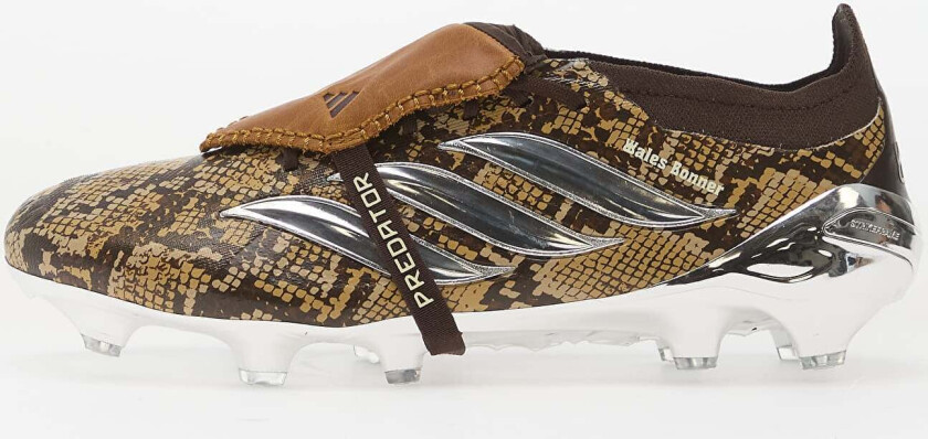 Predator Elite Fold-over Tongue FG Wales Bonner - Brun/Sølv Metallisk LIMITED EDITION - Gress (FG), størrelse 40⅔