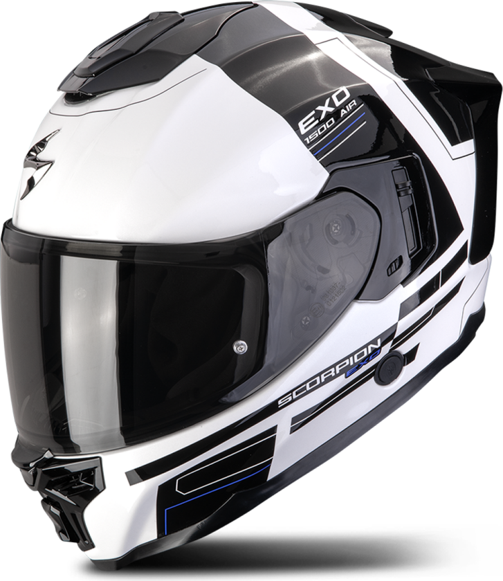 Helhjelm Scorpion EXO-1500 Air Dual Hvit/svartXXL
