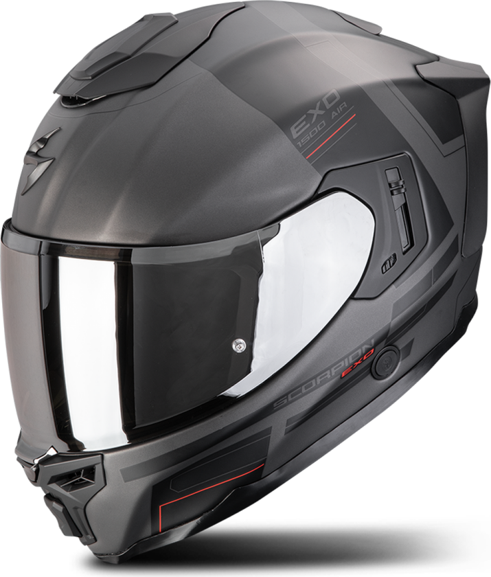 Helhjelm Scorpion EXO-1500 Air Dual Matt Silver/SvartXXL