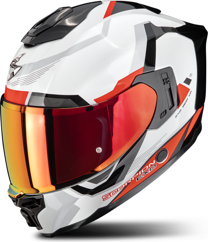 Helhjelm Scorpion EXO-1500 Air Arena Hvit/rødM