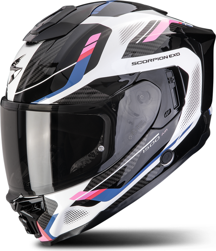 Helhjelm Scorpion EXO-1500 Air Sleek Hvit/Svart/RosaXS