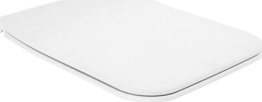 V&B Legato SlimSeat toalettsete, med myktlukkende hengsler, hvit