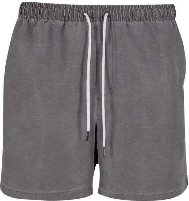 Badeshorts - Washed Swim Shorts - S til XXL - Herrer - mørkegrå