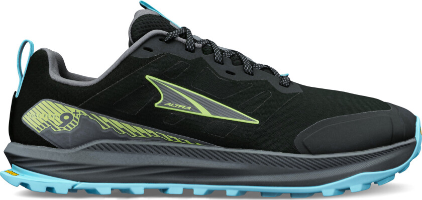 Lone Peak 9+ Herre Black/Lime 42