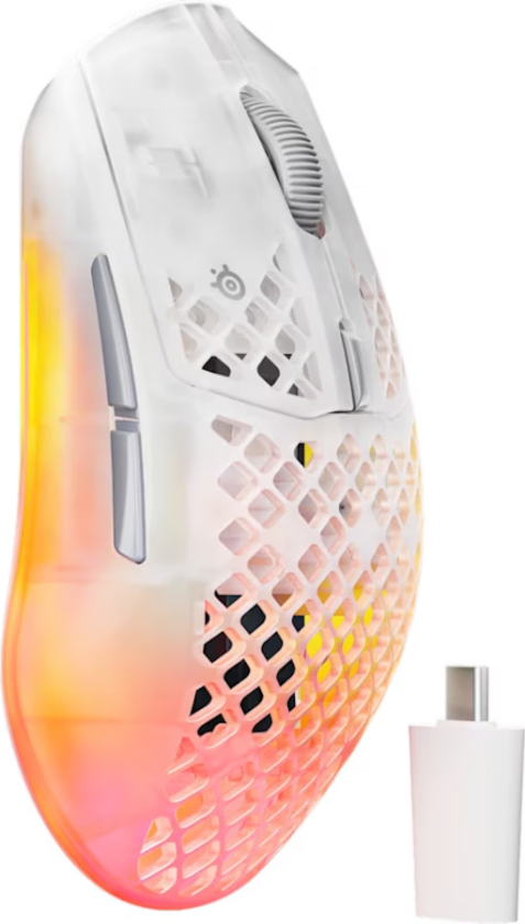 Steelseries Aerox 3 Gen 2 Trådløs Gaming Mus - Ghost