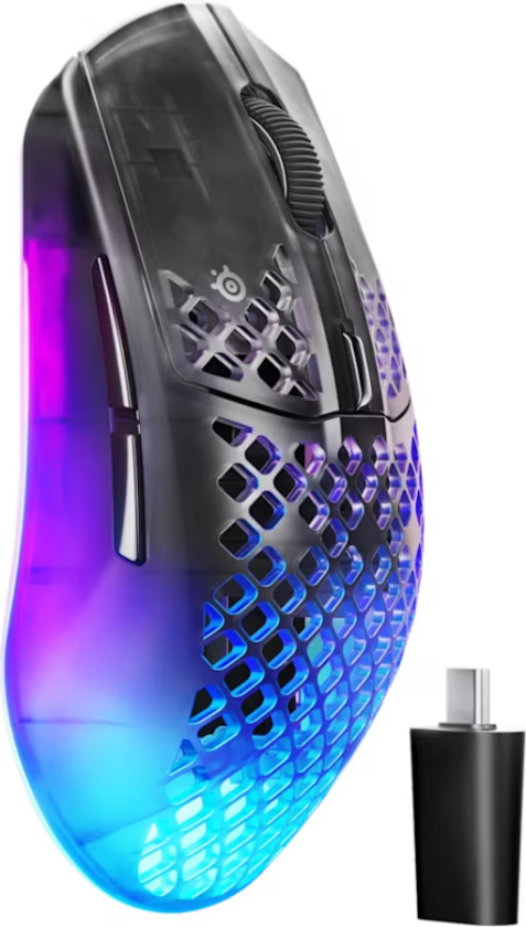 Steelseries Aerox 3 Gen 2 Trådløs Gaming Mus - Shadow