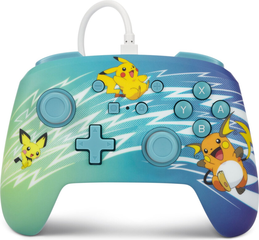 Enhanced Wired Controller for Nintendo Switch - Pikachu Evolution - Gamepad - Nintendo Switch