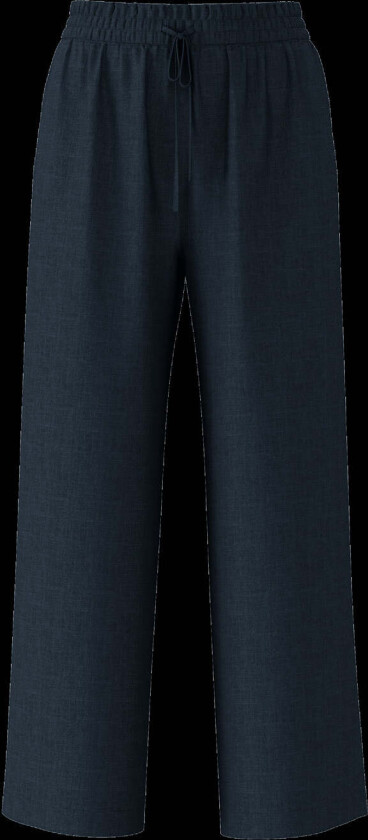 Viva-Gulia Hw Long Linen Pant - Dark Sapphire 34