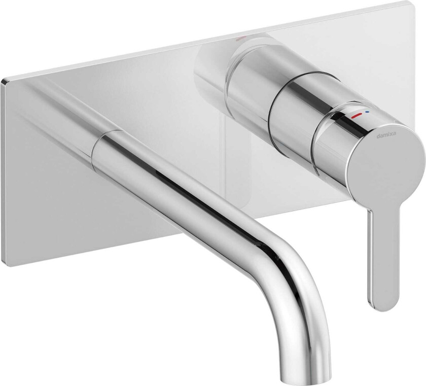 Silhouet Servantkran for innbygging - Krom