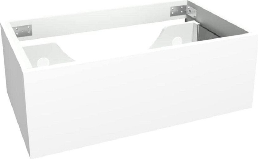 VikingBad Mie Demi Servantskap Slett - Hvit Matt