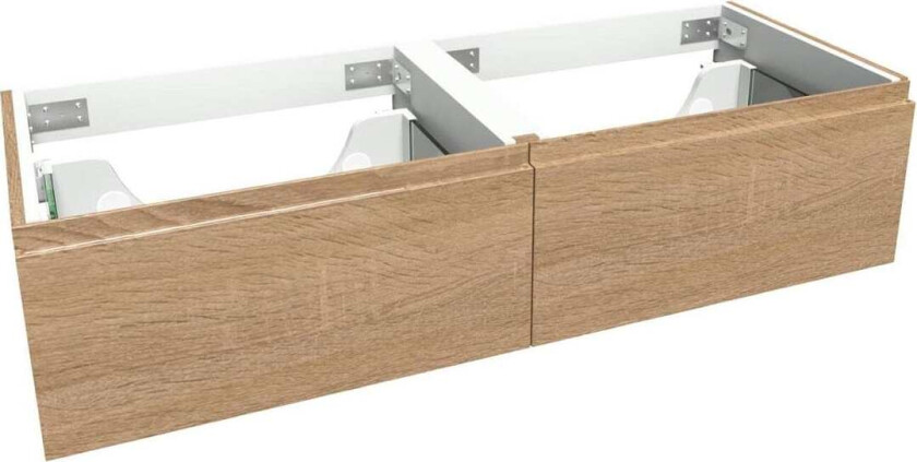 VikingBad Mie Demi Servantskap Fingergrep dobbel - Lys Eik