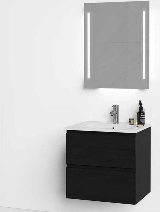 VikingBad Mie Slim Servantskap fingergrep - Sort Eik