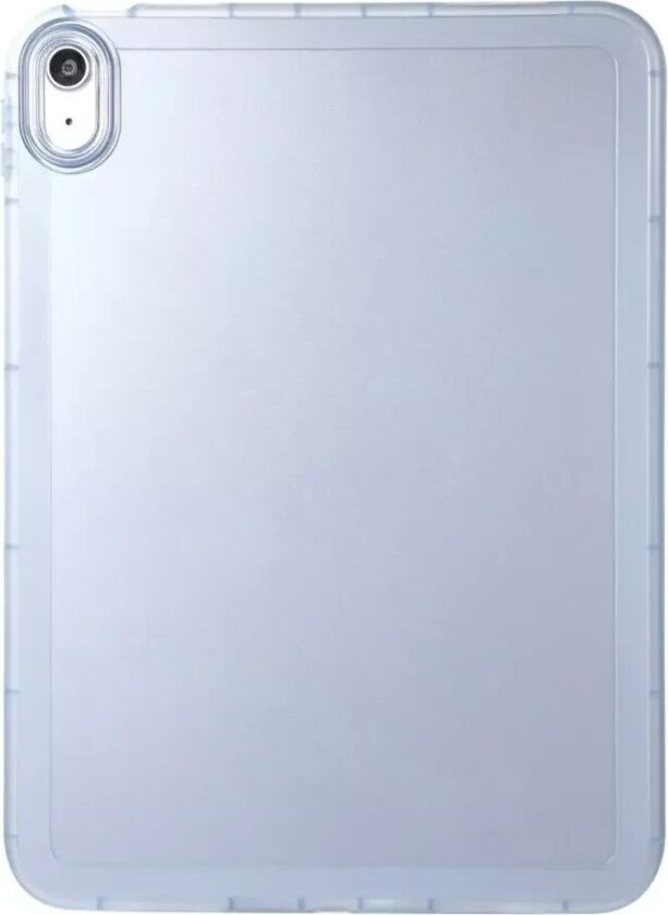 iPad 10.9" (2022) Fleksibelt Plast Deksel - Gjennomsiktig / Blå