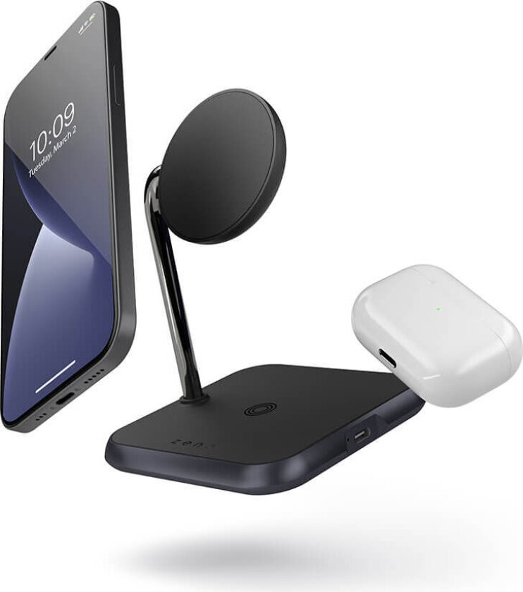 wireless charging stand - 3-in-1 magnetic - USB-C