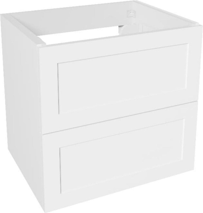 VikingBad Mie Servantskap Ramme - Hvit Matt