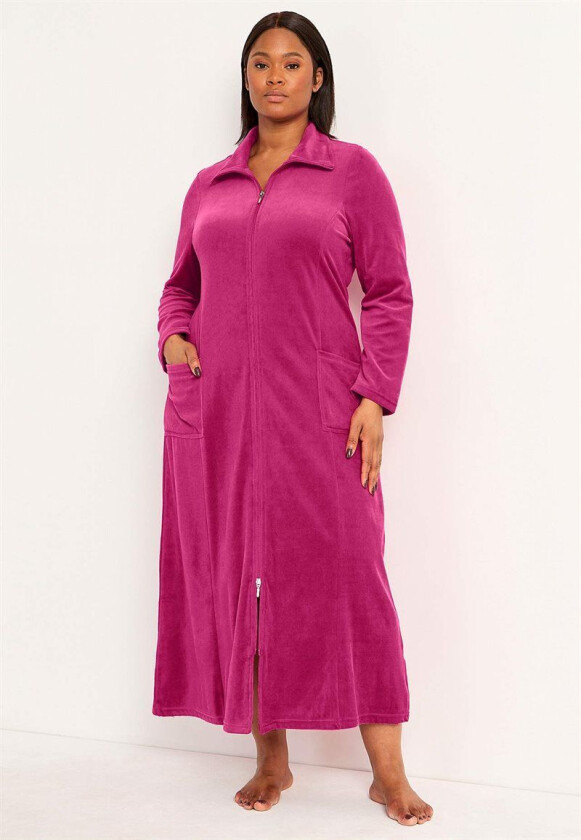 Bilde av Lang morgenkåpe i velour Wilma 46/48