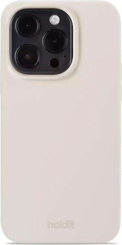 Holdit iPhone 14 Pro Soft Touch Silikon Deksel - Light Beige