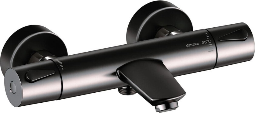 Silhouet Termostatkran Badekar - Børstet Grafitt