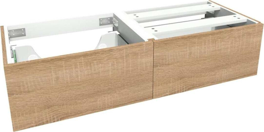 VikingBad Mie Demi Servantskap Slett - Lys Eik