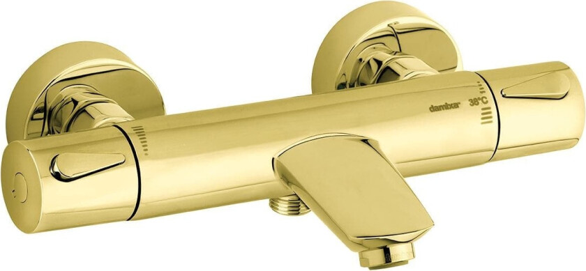 Silhouet Termostatkran Badekar - Messing