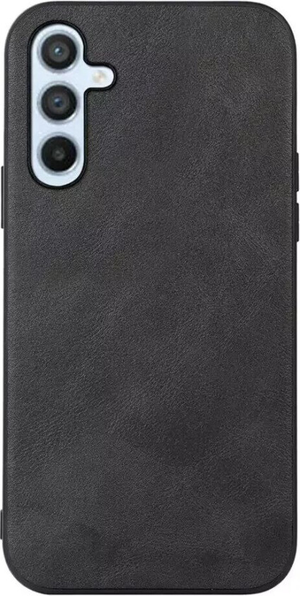 Samsung Galaxy A54 (5G) Imitert Skinnbelagt Deksel - Svart