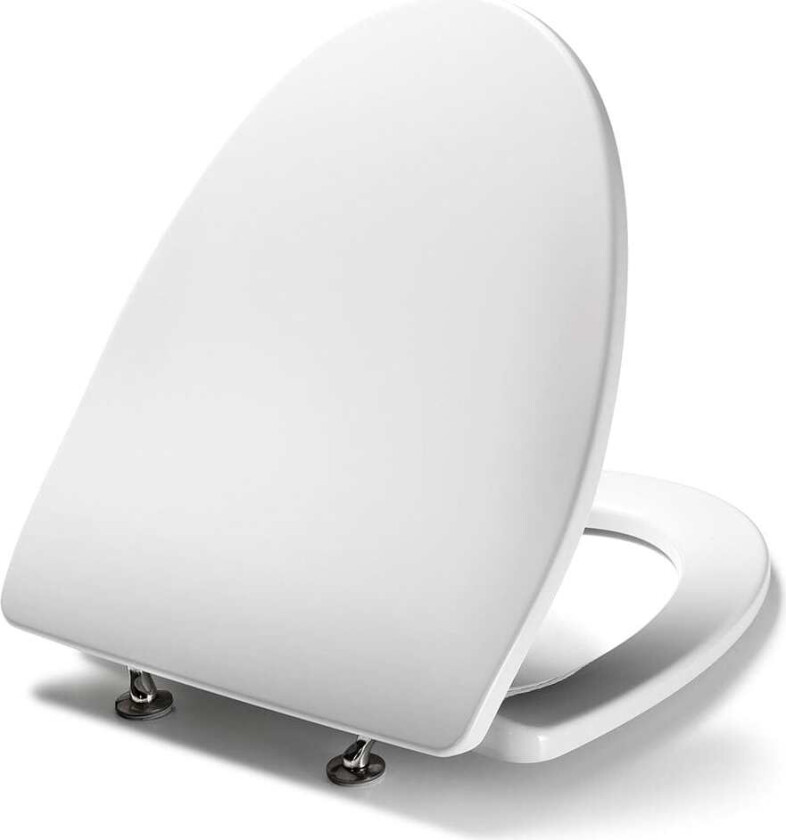 Cera+ 590 m/soft close m/faste hengsler, hvit