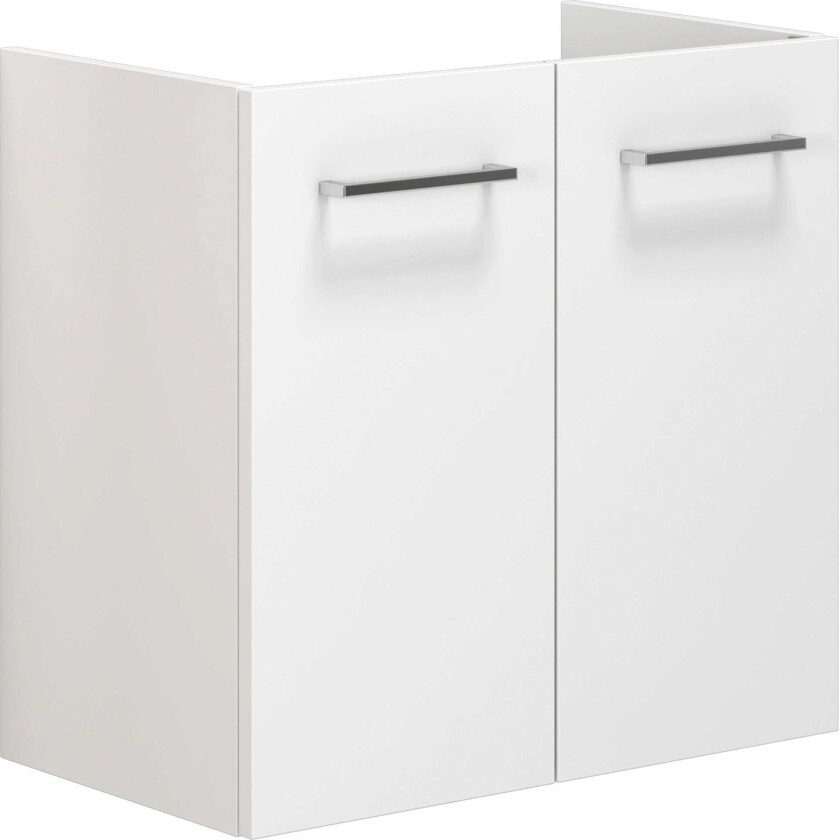 Mido+ Servantskap Slim m/Dører - Hvit Blank