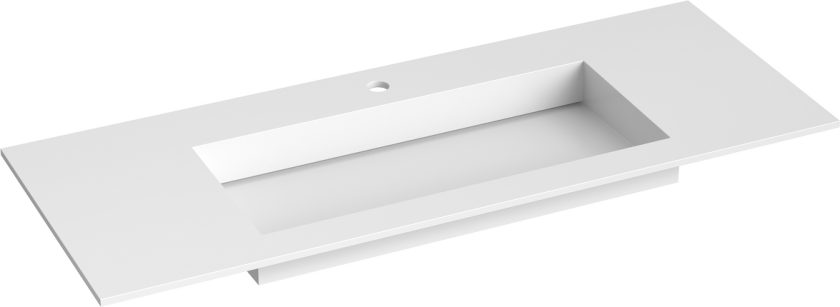 Bilde av Corian Servant m/Flat bunn - Hvit Matt