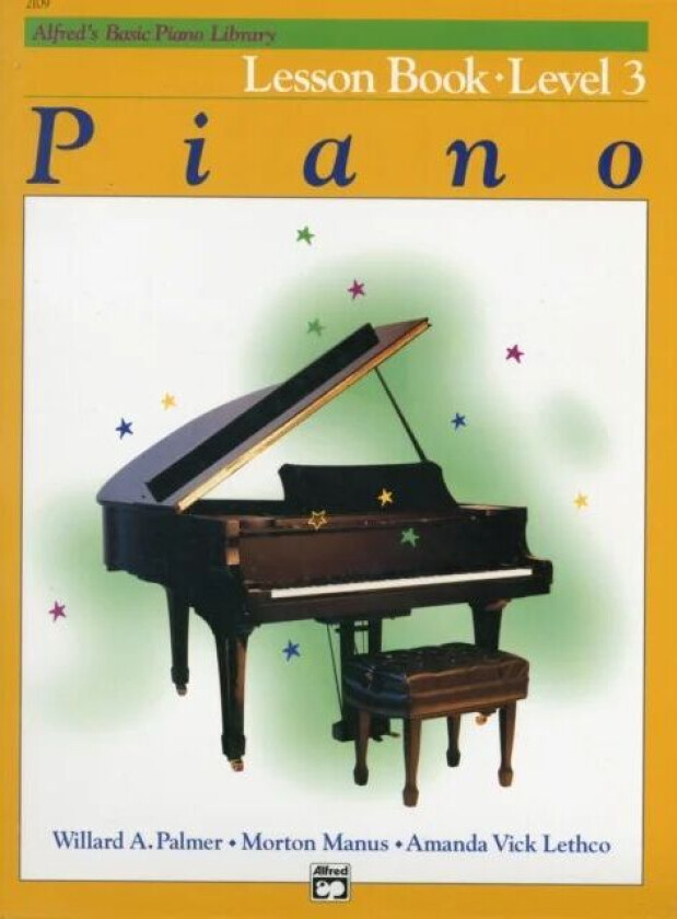 Alfred's Basic Piano Library Lesson 3 av Willard A Palmer, Morton Manus, Amanda Vick Lethco