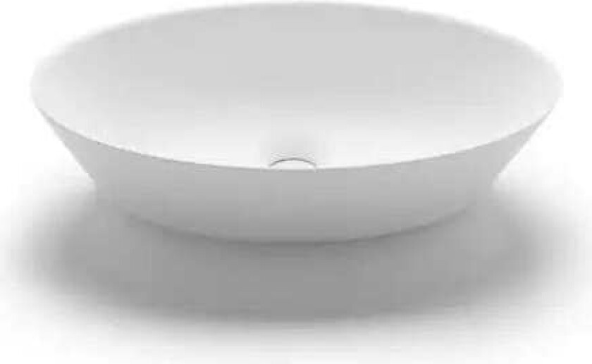 Bathco Trieste, Hvit Solid Surface Bolleservant