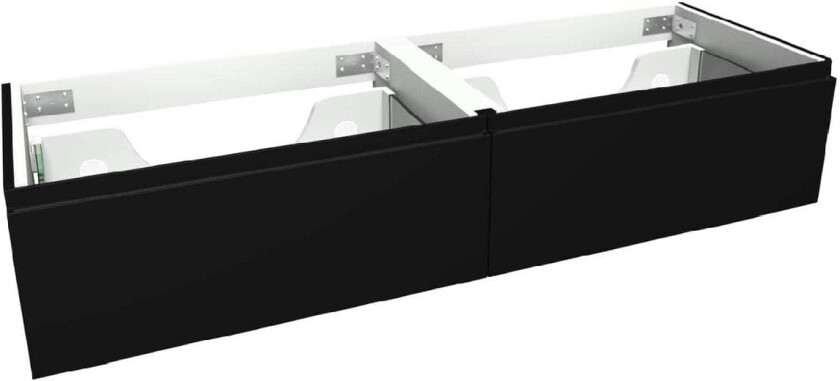 VikingBad Mie Demi Servantskap Fingergrep dobbel - Sort Matt