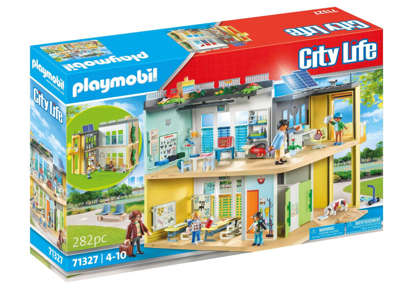 Playmobil Stor Skole Playmobil Byggesett City Life 71327