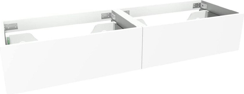 Bilde av VikingBad Mie Demi Servantskap Slett dobbel - Hvit Matt