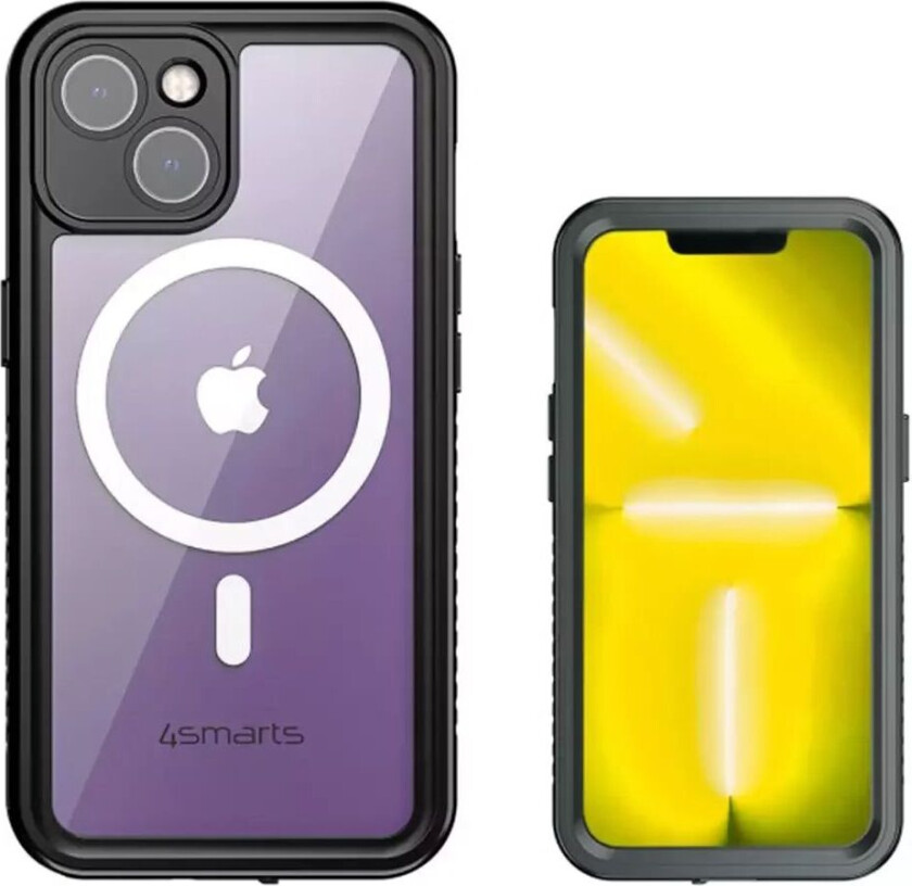 4smarts Active Pro Ultimag STARK - iPhone 14 Plus Vanntett Deksel - Svart