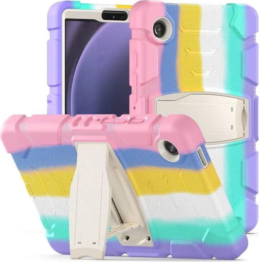 Samsung Galaxy Tab A9 Håndverker Deksel m. Stativ - Multi