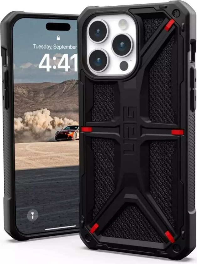 iPhone 15 Pro Max MONARCH Series Deksel - Black