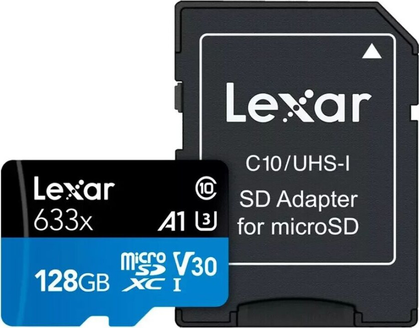 High Performance MicroSD-kort 128 GB