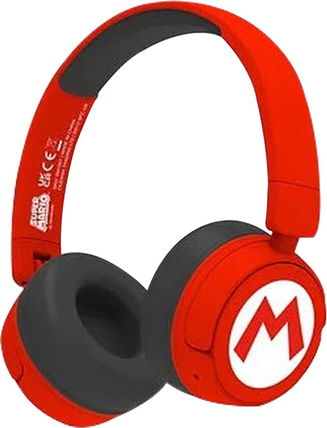 - Super Mario Red Kids Wireless Headphones