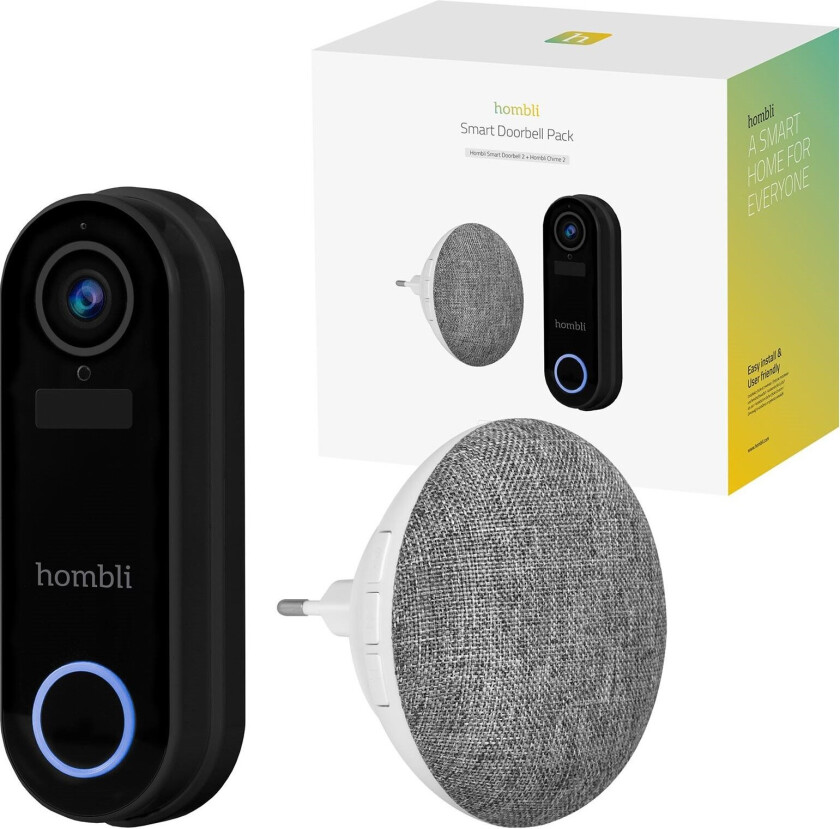 - Smart Doorbell 2 Promo Pack (Doorbell 2 + Chime 2) Black