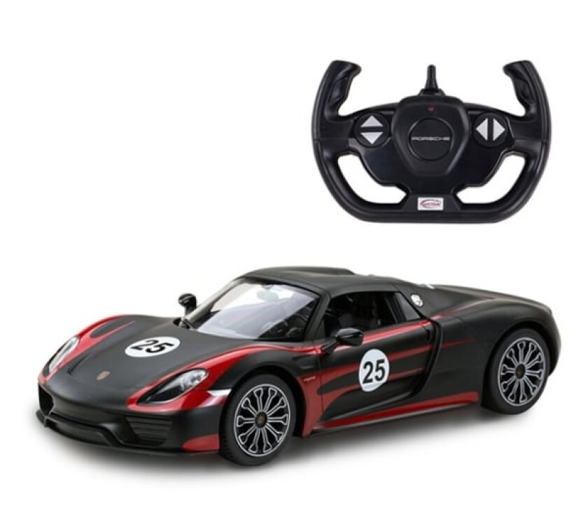 Radiostyrt Bil 1:14 - Porsche 918 Spyder Weissach Hvit