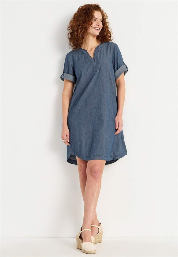 Denimkjole i mykvasket denim Holly 34/36