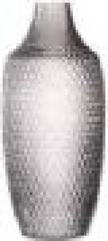 Poesia, Flaske-formet Vase, Glass, Grå, Gulv, Bord, Innendørs, 400 mm